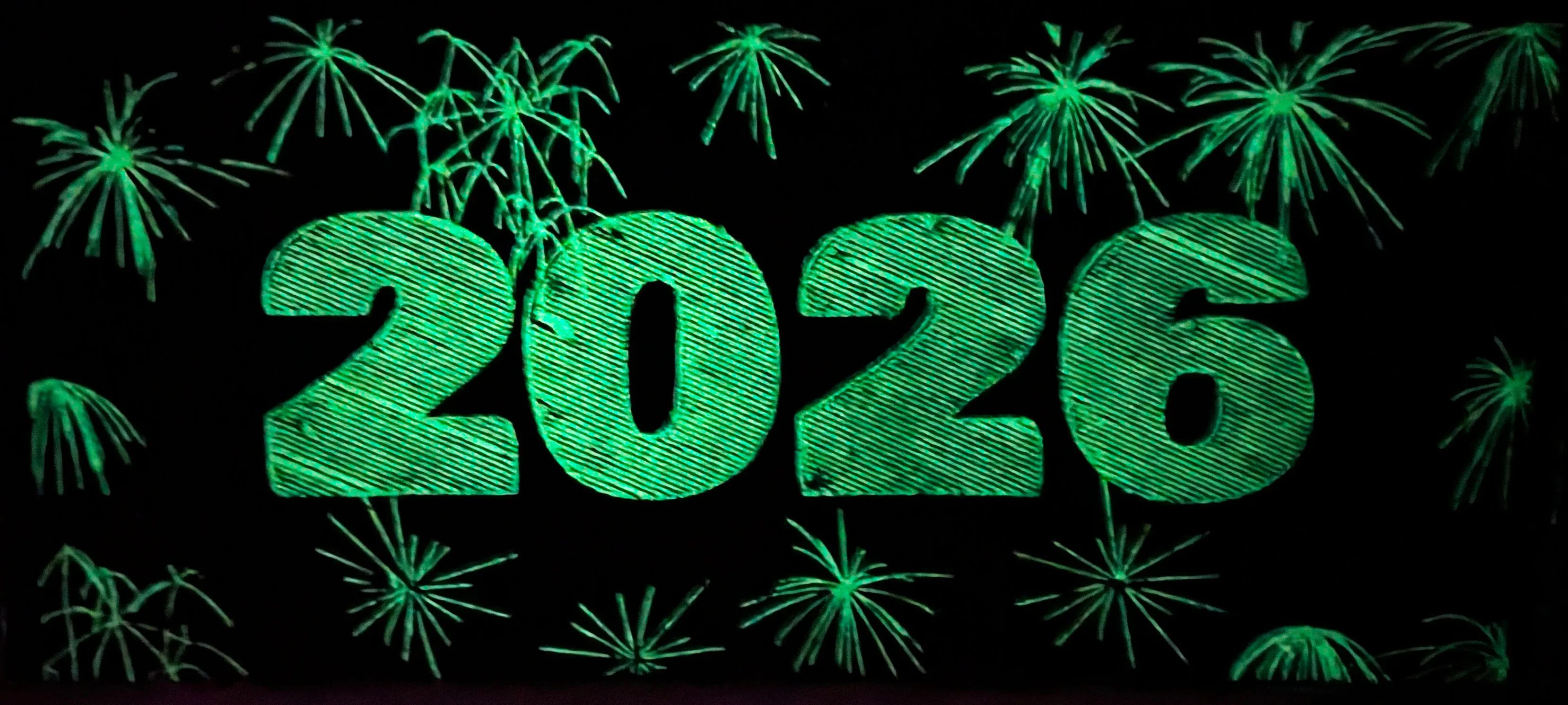 The card glowing in the dark