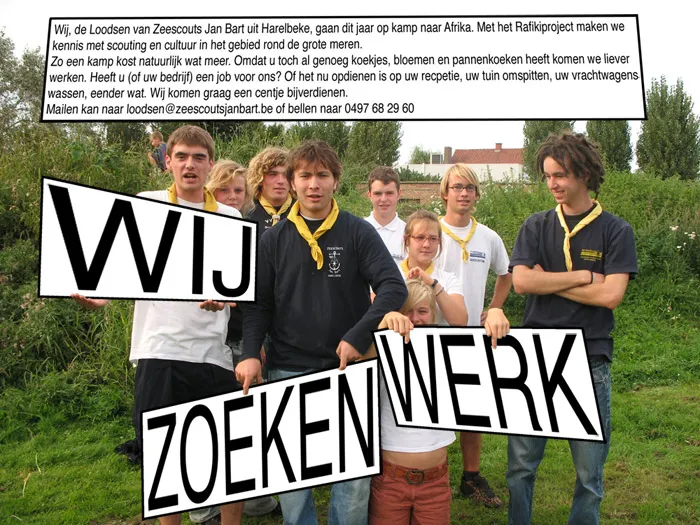 Wij zoeken werk